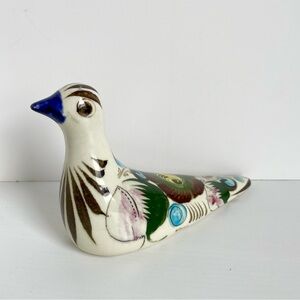 Vintage tonala mexican folk art bird